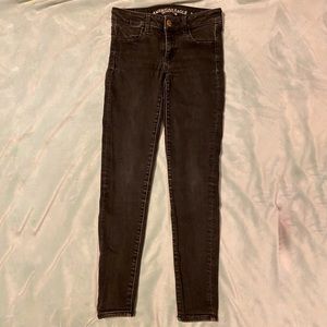 American Eagle Black Skinny Jeans - Size 0